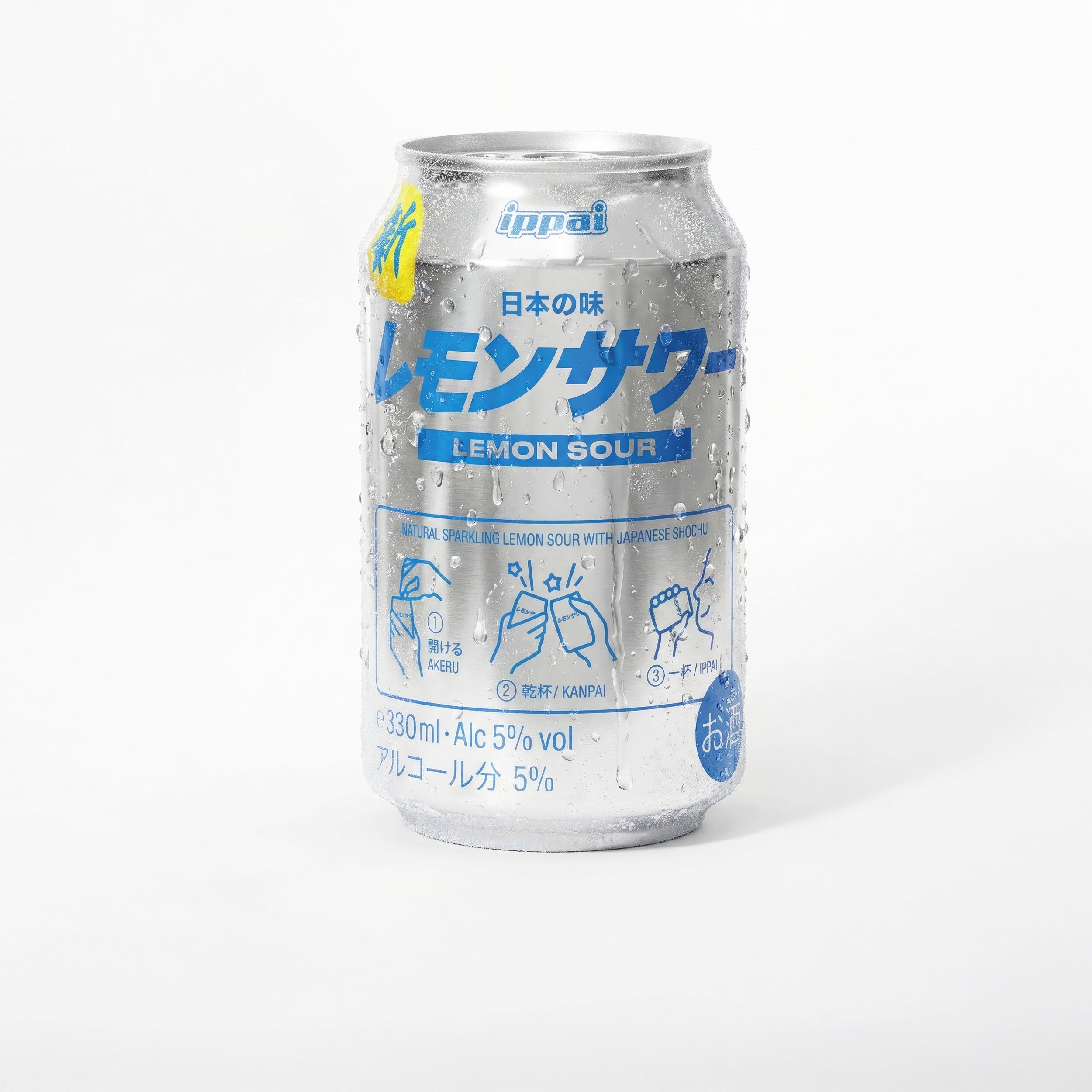 IPPAI Lemon Sour レモンサワー (1x330ml) CAN – IPPAI LEMON SOUR