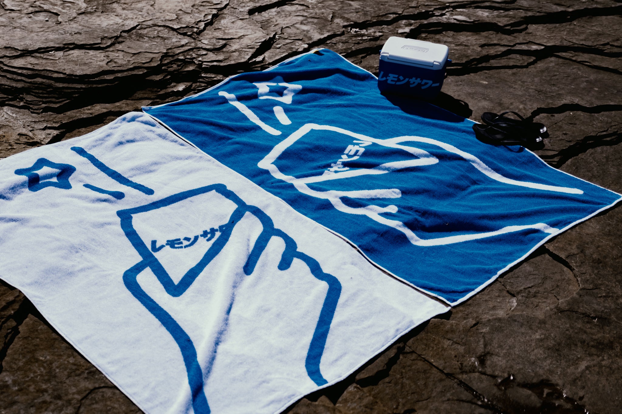 TOMODACHI LEMON SOUR レモンサワー BEACH TOWEL-thumbmail-3