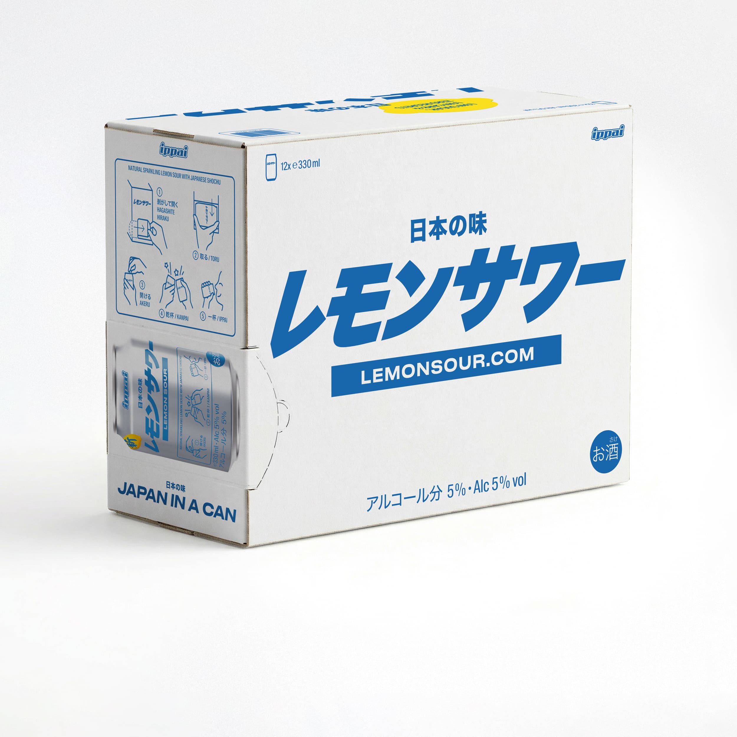 IPPAI Lemon Sour レモンサワー (12×330ml) ICONIC 12 PACK