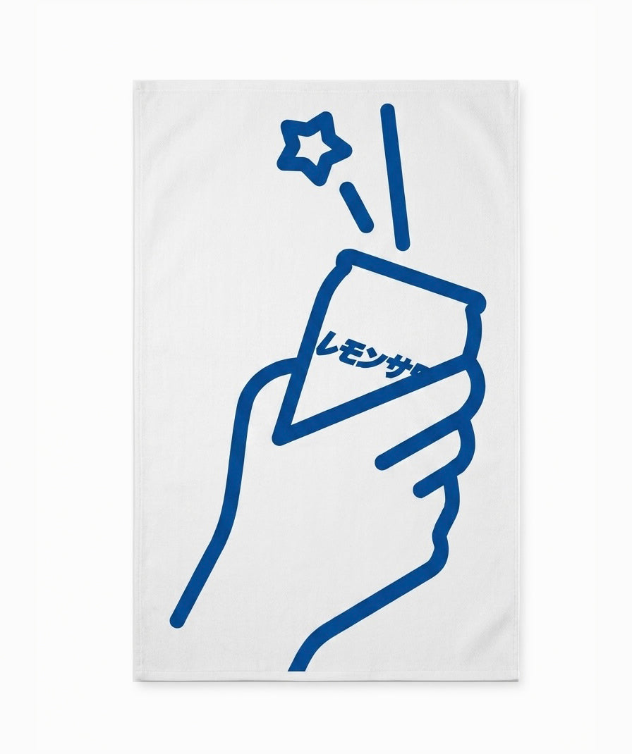 TOMODACHI LEMON SOUR レモンサワー BEACH TOWEL-thumbmail-1